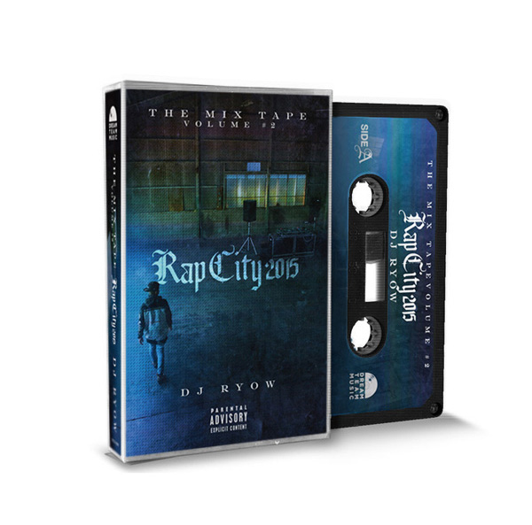 DJ RYOW- THE MIX TAPE VOLUME #2 – RAP CITY 2015- casette